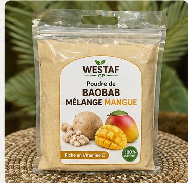 Poudre de Baobab mélange Mangue