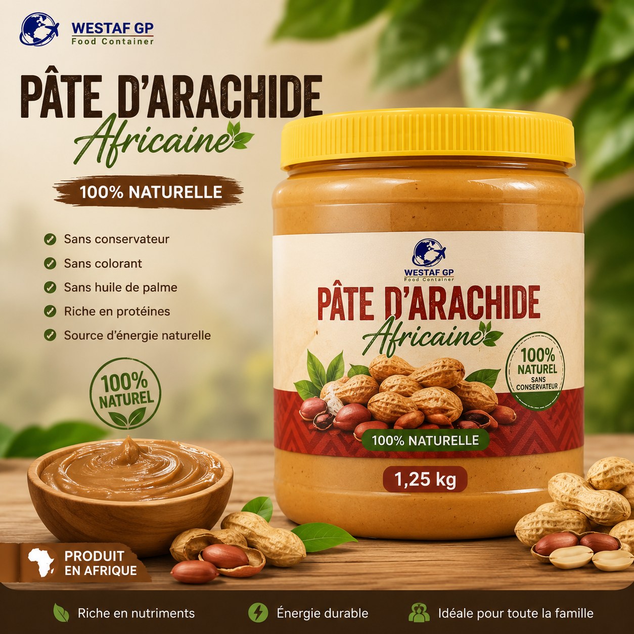 Pâte d'arachide africaine